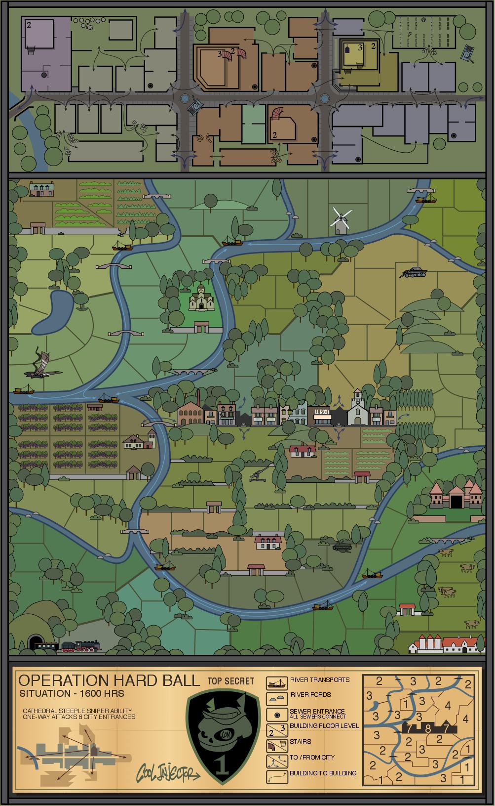 the map